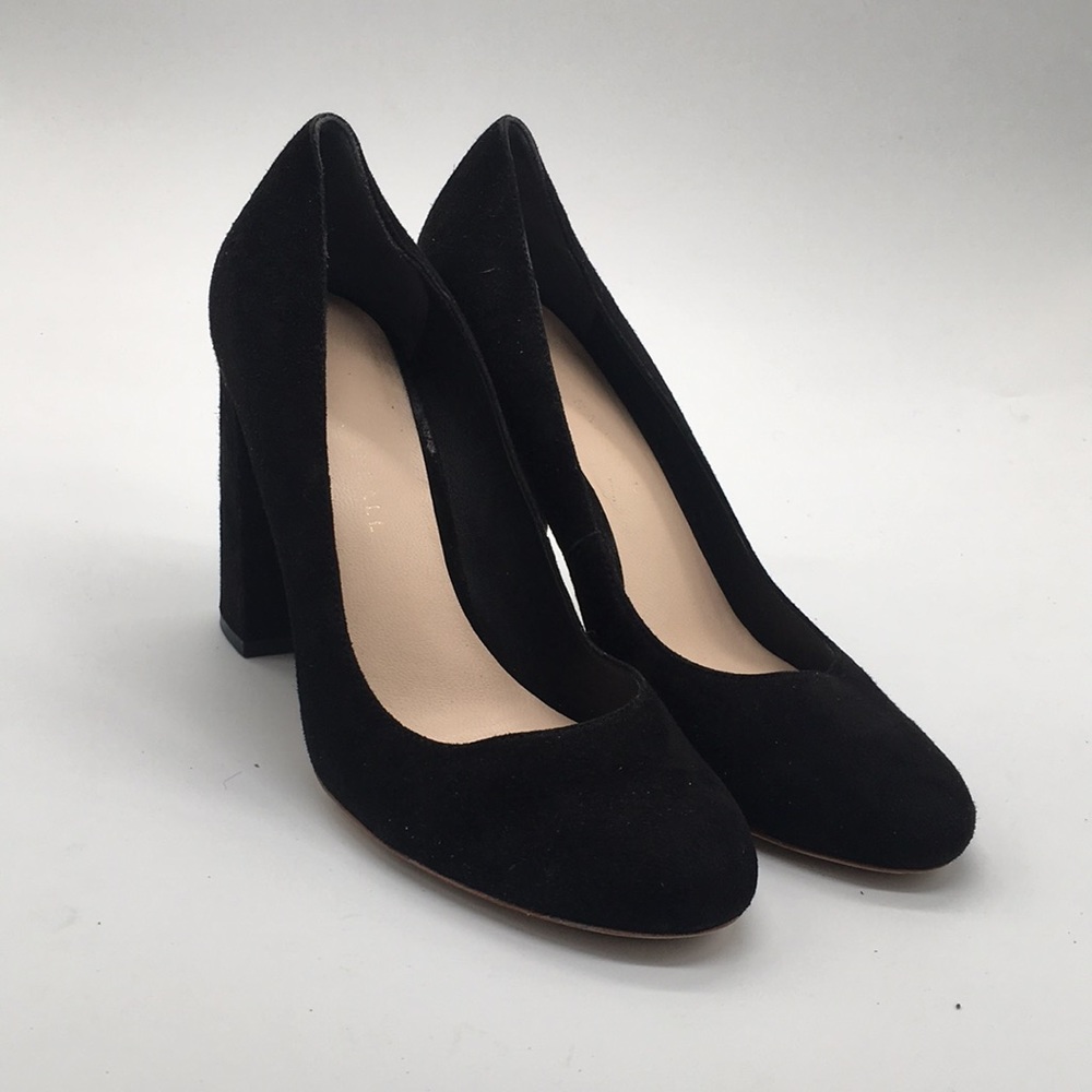Loeffler Randall Black Suede Heels Pumps